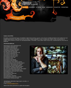 Gombor J�zsef romantikus, sz�rrealista fest�