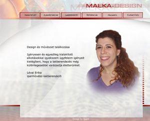Malka-design iparm�v�sz, lakberendez�