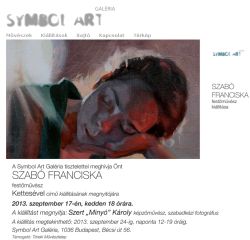 Symbol Art Gal�ria gal�ria,ki�ll�t�sok