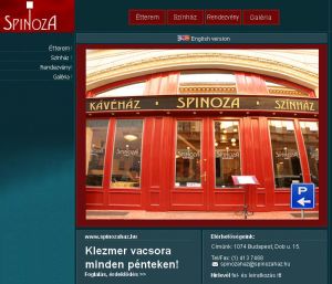 Spinoza H�z m�v�szet, ki�ll�t�sok, sz�nh�z